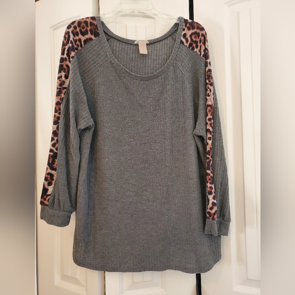 Long sleeve waffle shirt🍒